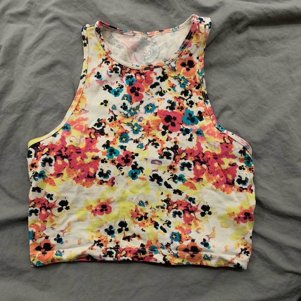 Floral crop top